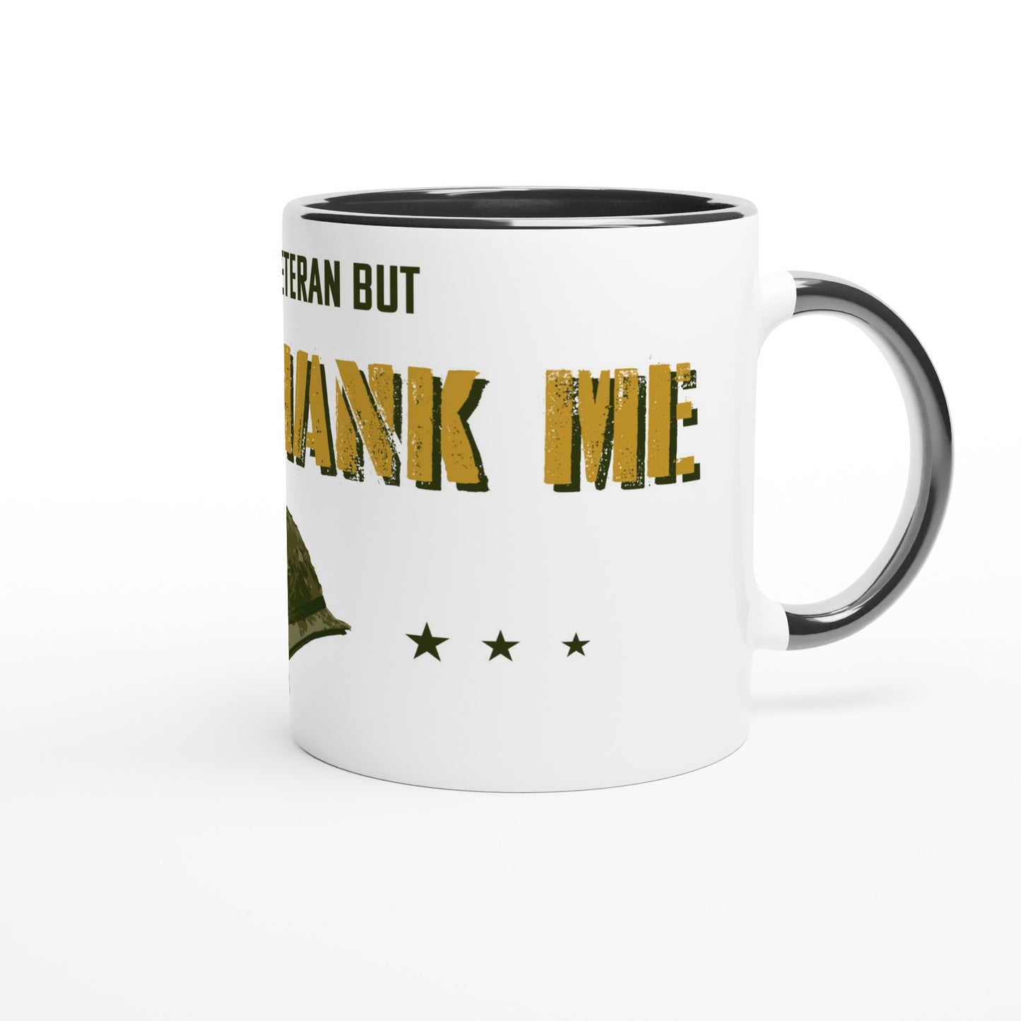 Don't Thank Me | White 11oz Ceramic Mug with Color Inside