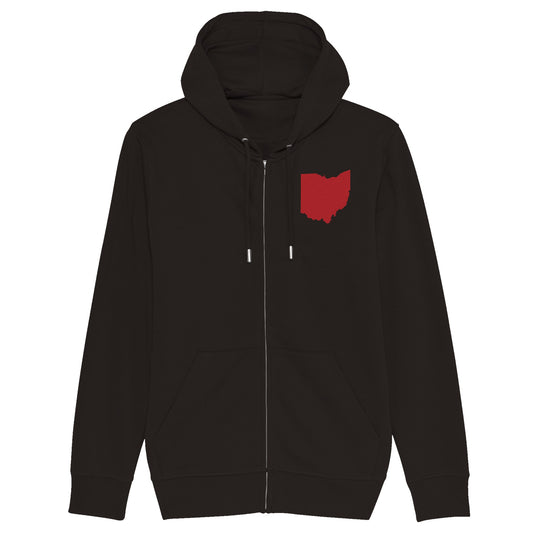 The Greatest State Outline | Organic Zip Hoodie