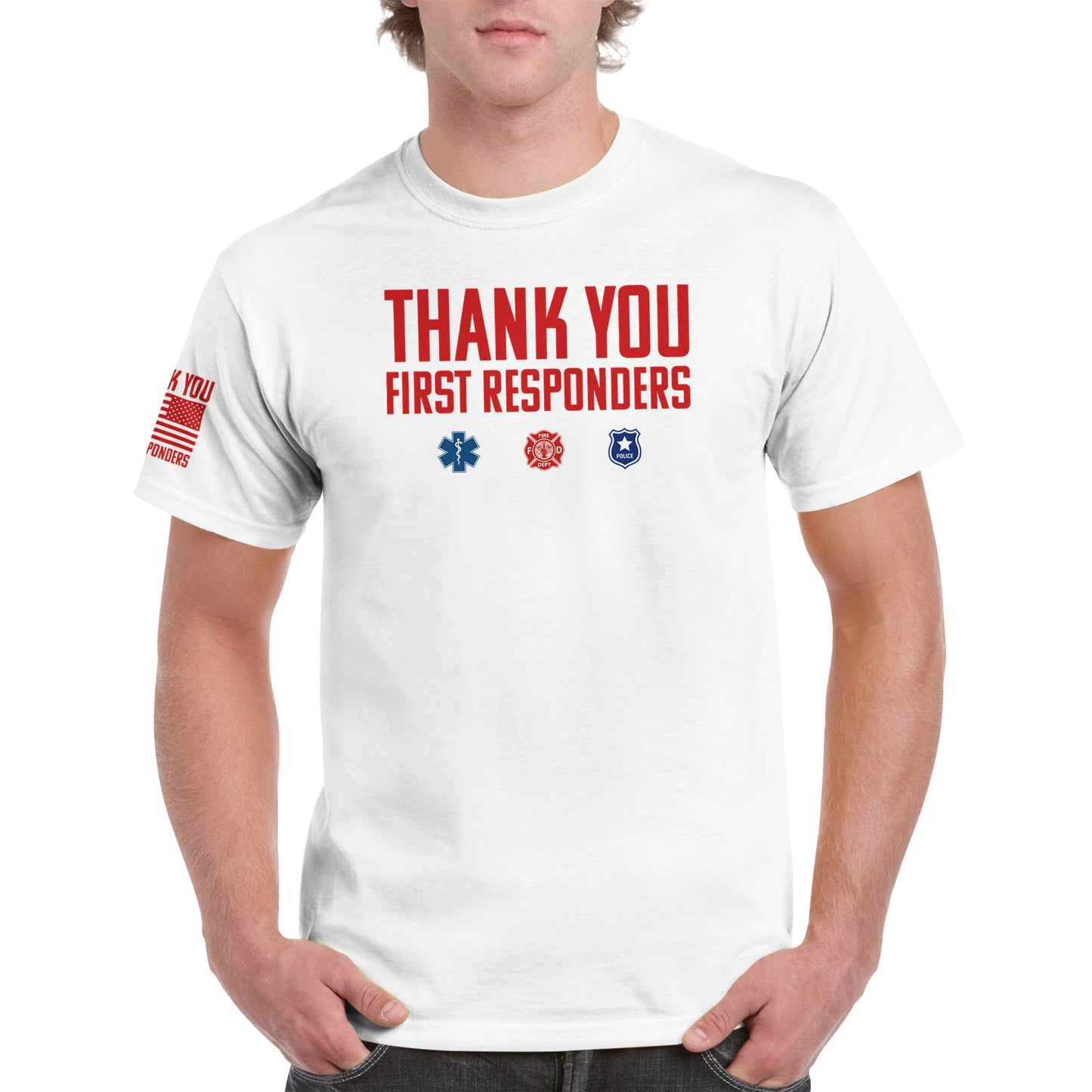 First Responders | Heavyweight Crewneck T-shirt