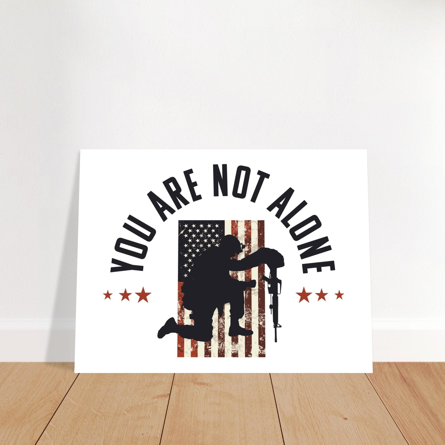 You Are Not Alone | Premium Matte Paper Poster