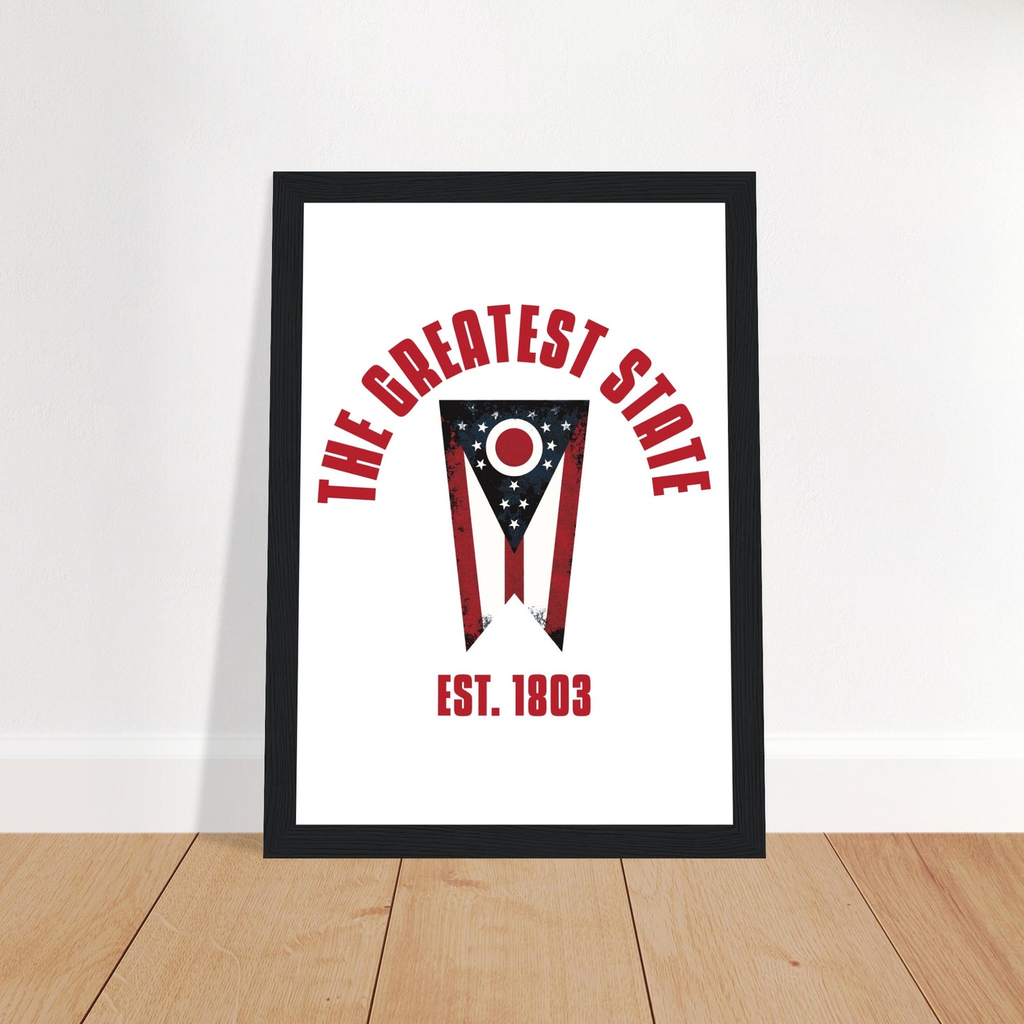 The Greatest State | Premium Matte Paper Wooden Framed Poster