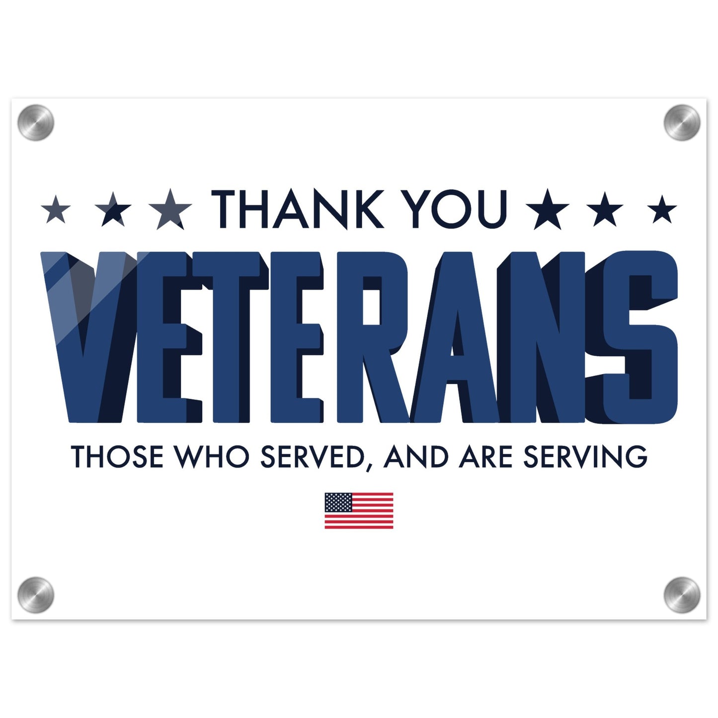 Thank You Veterans | Acrylic Print