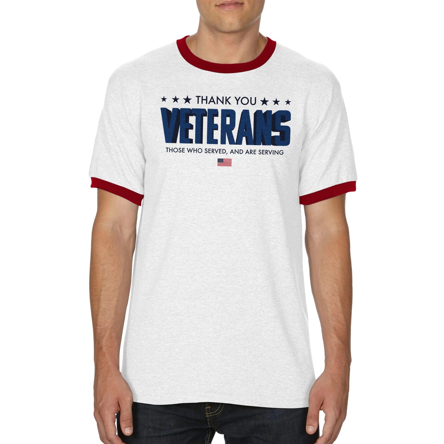 Thank You Veterans | Ringer T-shirt