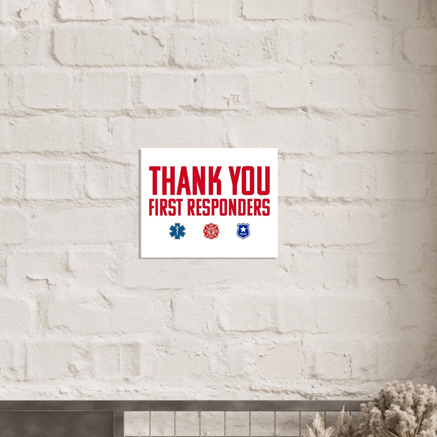 First Responders | Premium Matte Paper Poster