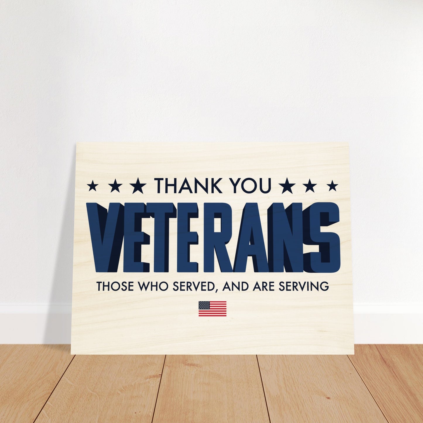 Thank You Veterans | Wood Prints