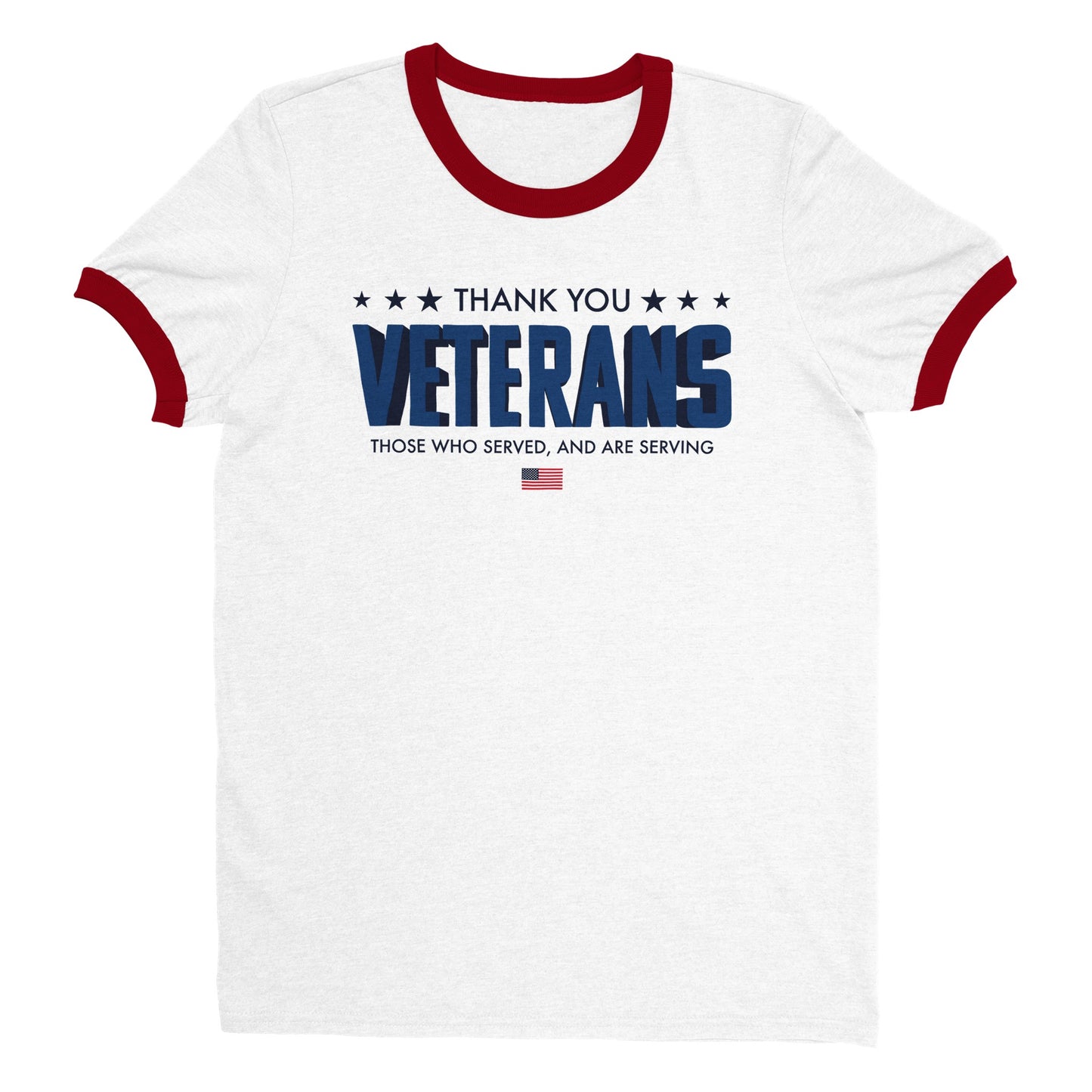 Thank You Veterans | Ringer T-shirt