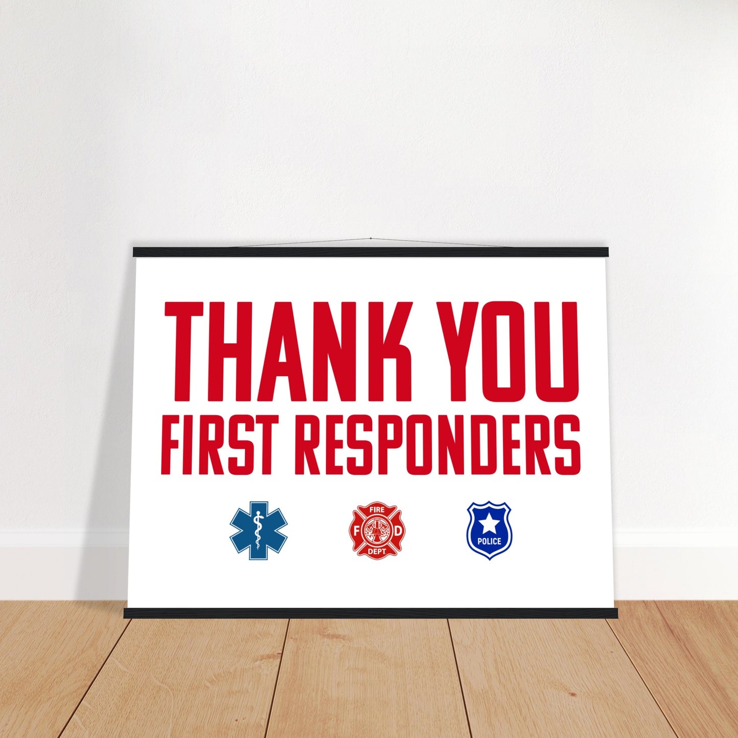 First Responders | Premium Matte Paper Poster with Hanger