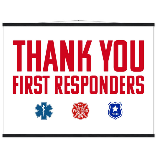 First Responders | Premium Matte Paper Poster with Hanger