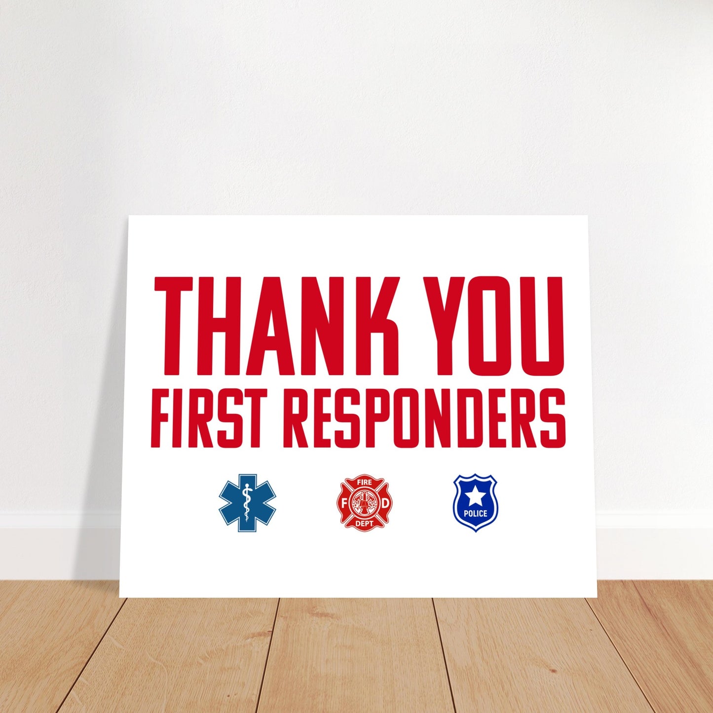 First Responders | Premium Matte Paper Poster