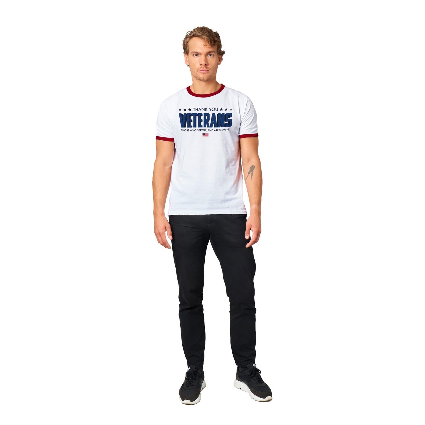 Thank You Veterans | Ringer T-shirt