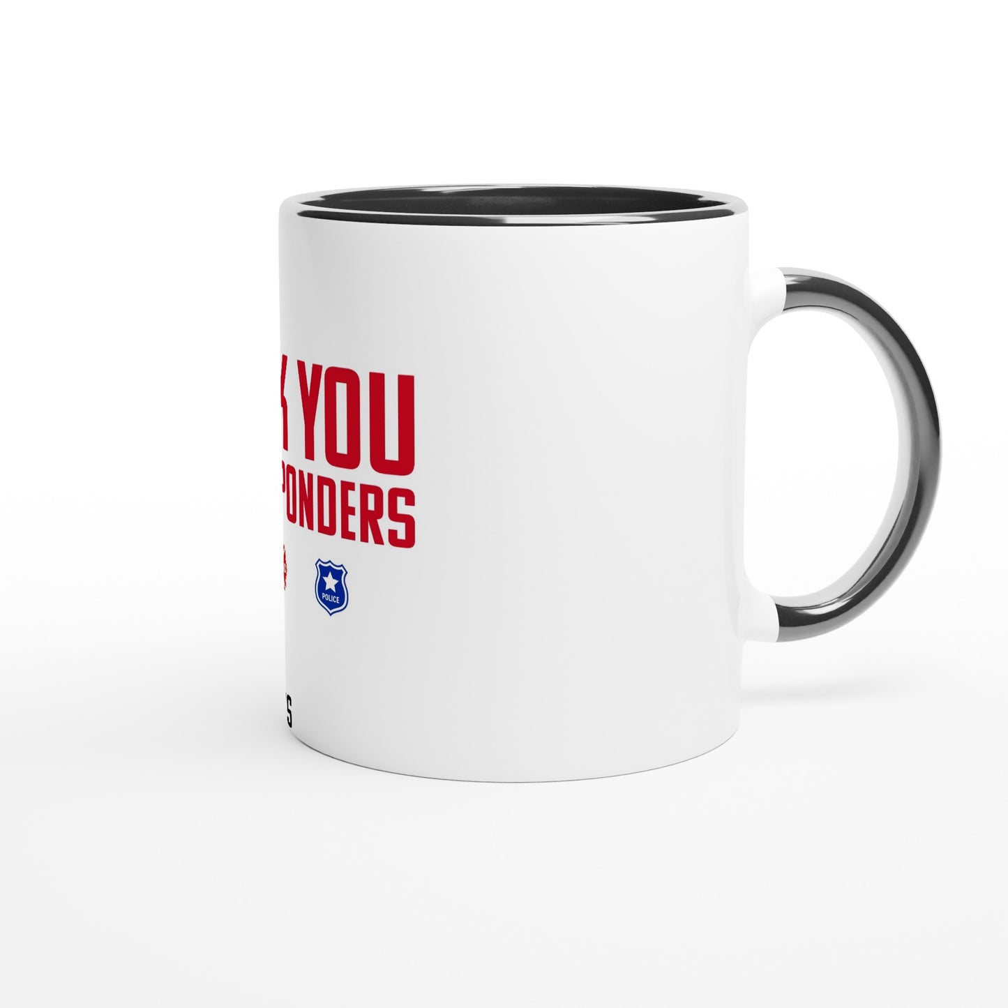 First Responders | White 11oz Ceramic Mug with Color Inside