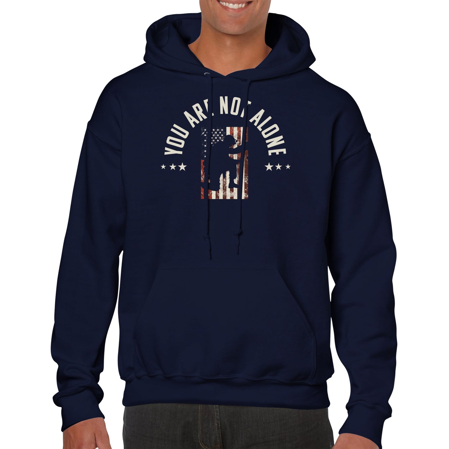 You Are Not Alone | Premium Hoodie