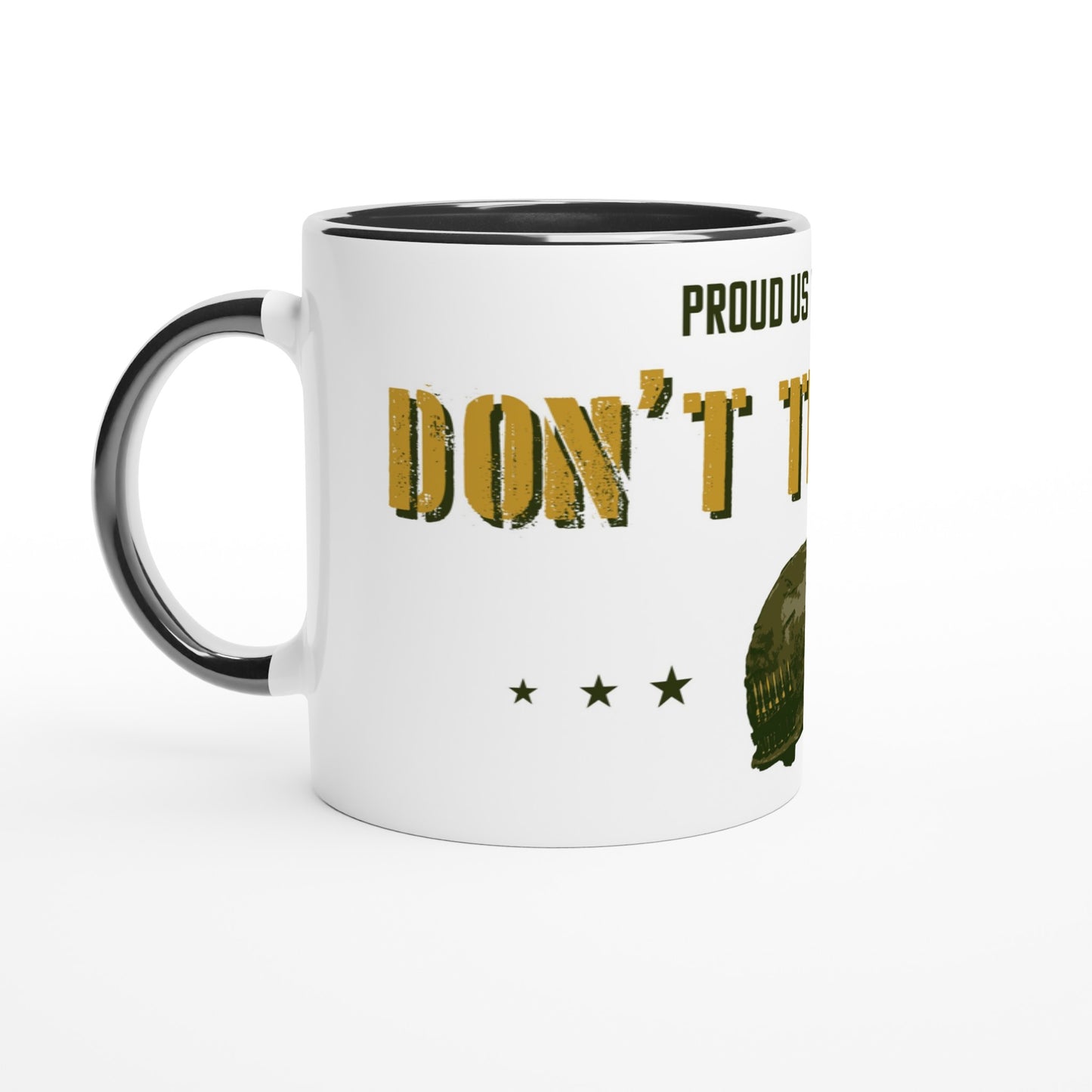 Don't Thank Me | White 11oz Ceramic Mug with Color Inside